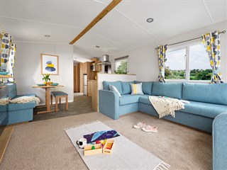 2023 ABI Coworth Static Caravan Holiday Home lounge